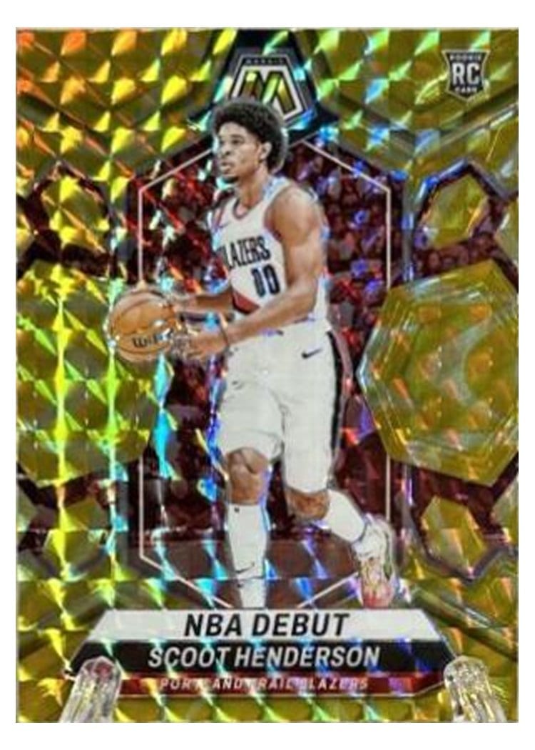 2023-24 Panini Mosaic Base Set Scoot Henderson #255 card