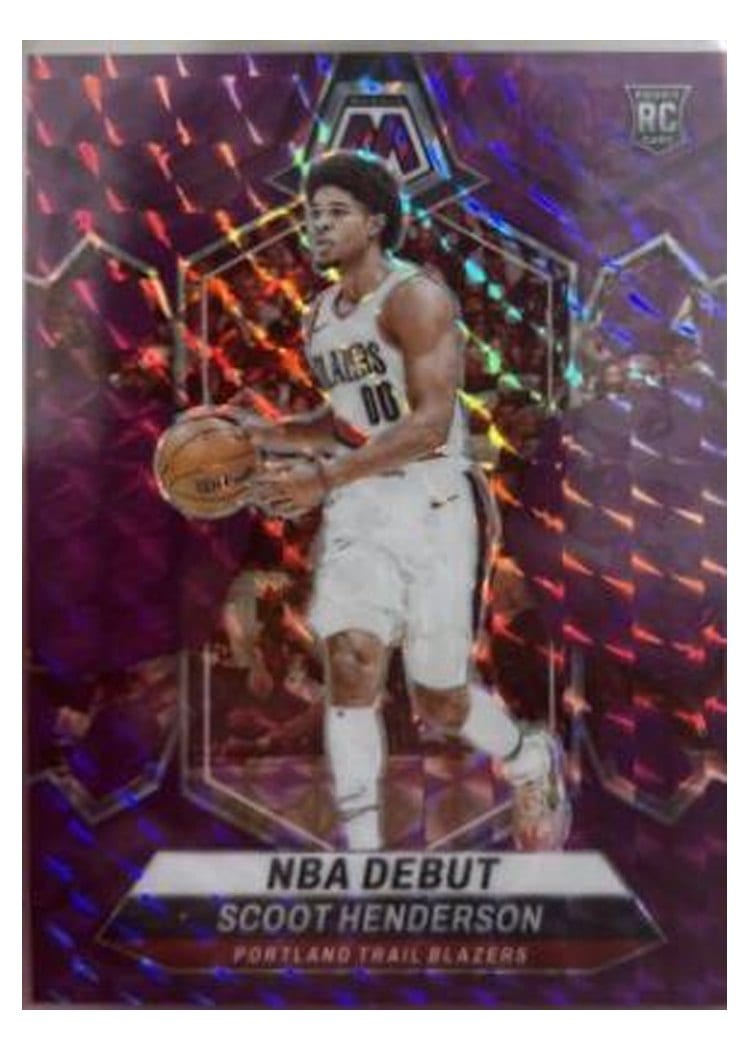 2023-24 Panini Mosaic Base Set Scoot Henderson #255 card