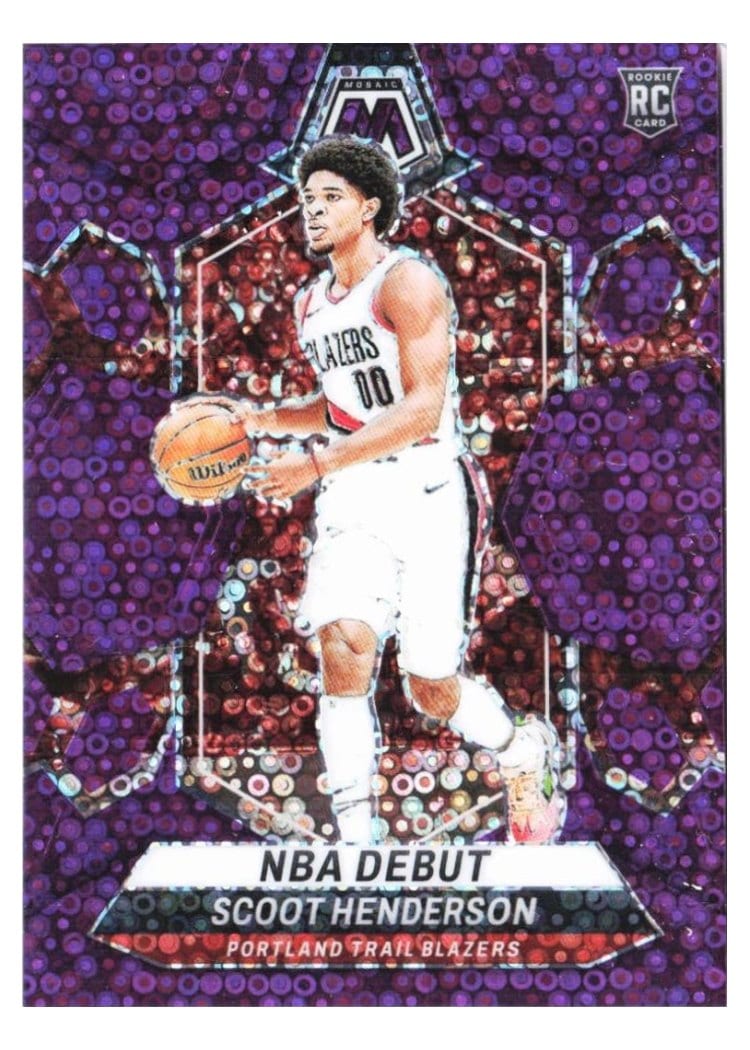 2023-24 Panini Mosaic Base Set Scoot Henderson #255 card