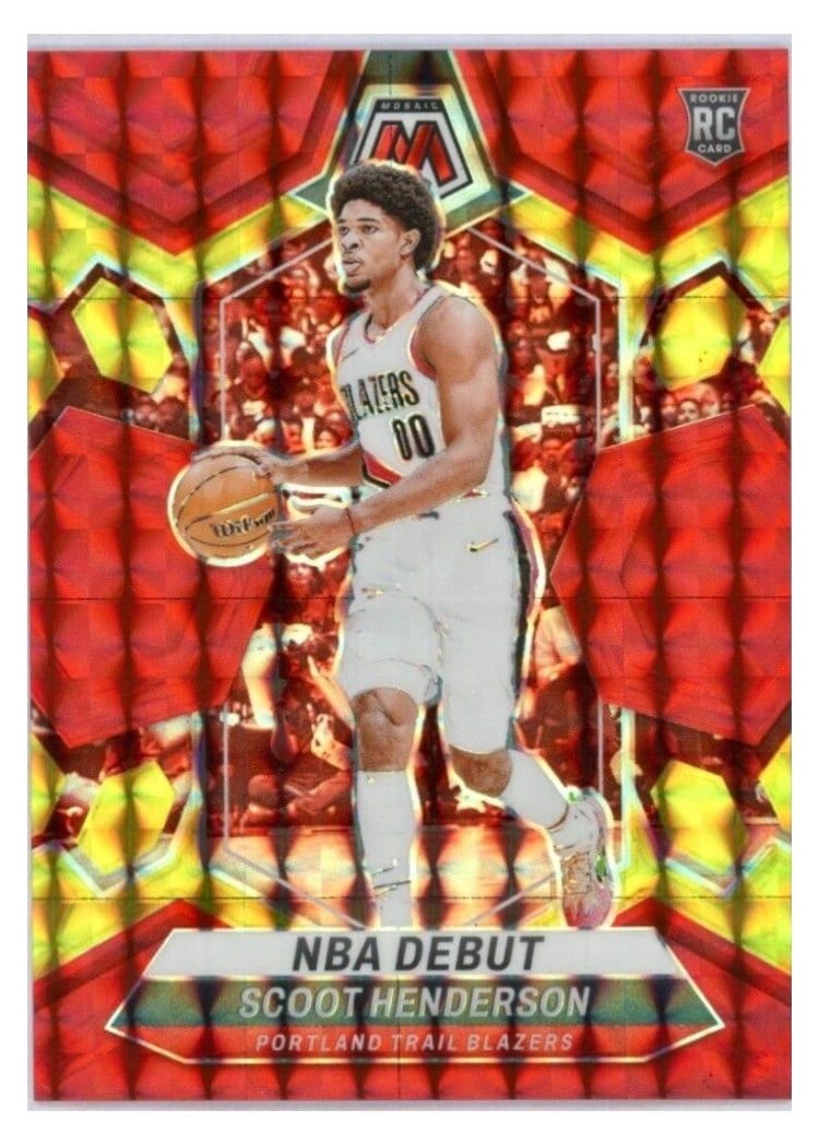 2023-24 Panini Mosaic Base Set Scoot Henderson #255 card