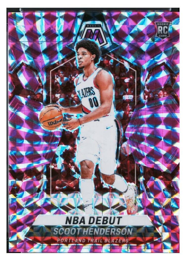 2023-24 Panini Mosaic Base Set Scoot Henderson #255 card