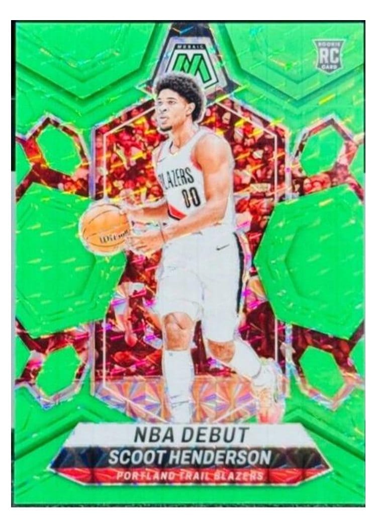 2023-24 Panini Mosaic Base Set Scoot Henderson #255 card