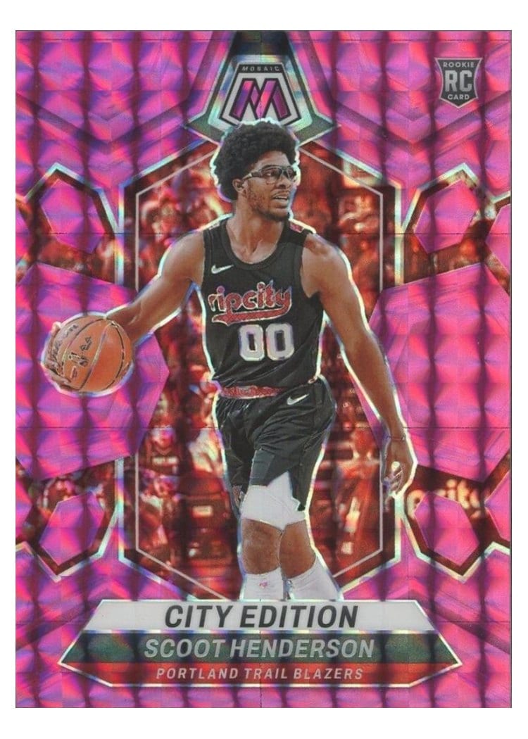 2023-24 Panini Mosaic Base Set Scoot Henderson #275 card