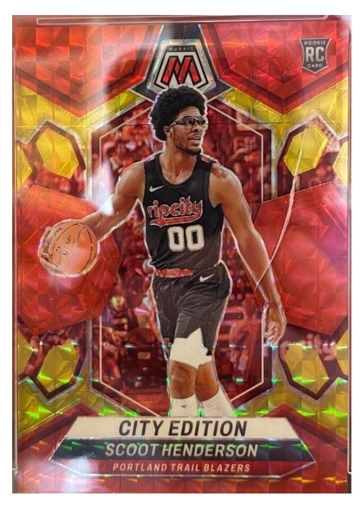 2023-24 Panini Mosaic Base Set Scoot Henderson #275 card