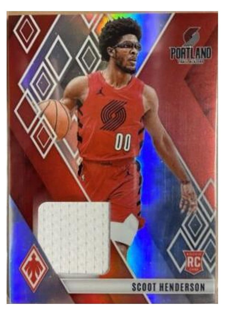 2023-24 Panini Phoenix Rookie Memorabilia Scoot Henderson #RM-SCT card