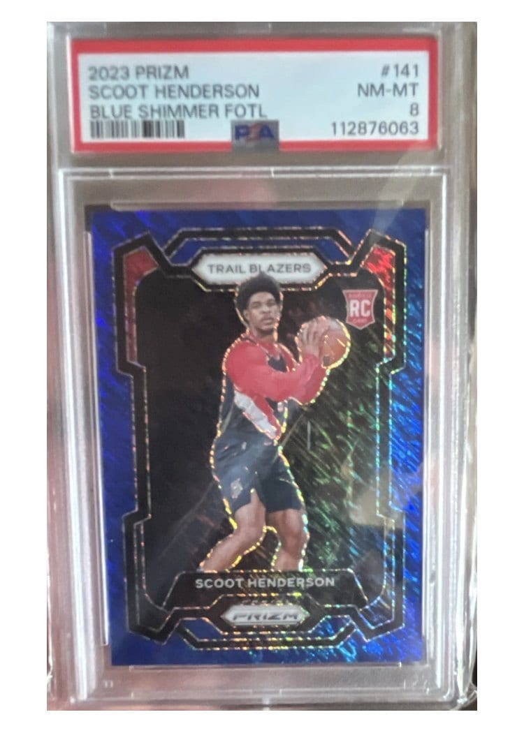 2023-24 Panini Prizm Base Set Scoot Henderson #141 card