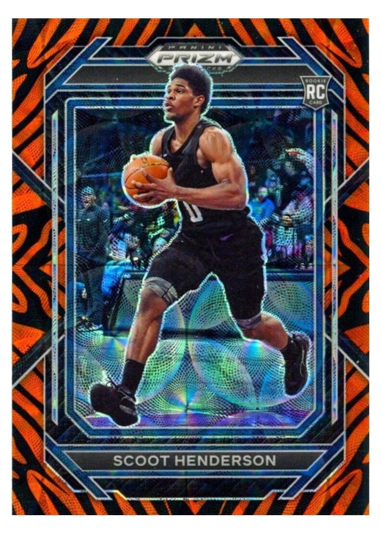 2023-24 Panini Prizm Base Set Scoot Henderson #141 card