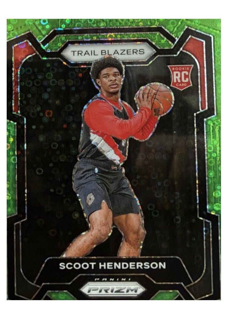 2023-24 Panini Prizm Base Set Scoot Henderson #141 card
