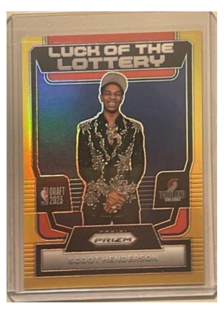 2023-24 Panini Prizm Base Set Scoot Henderson #141 card
