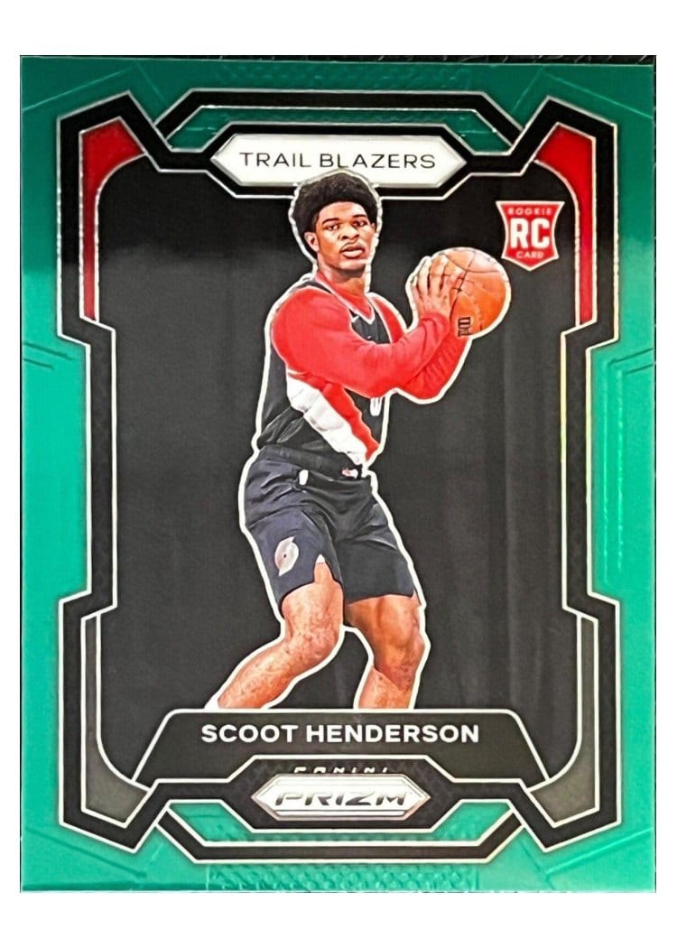 2023-24 Panini Prizm Base Set Scoot Henderson #141 card