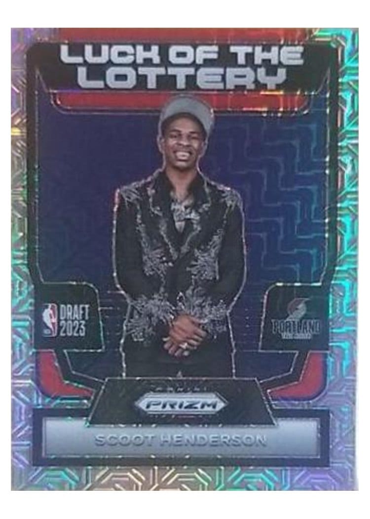 2023-24 Panini Prizm Base Set Scoot Henderson #141 card