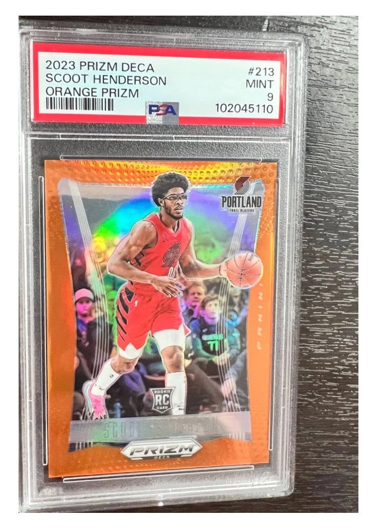 2023-24 Panini Prizm Base Set Scoot Henderson #141 card