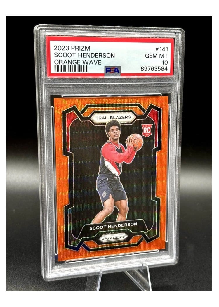 2023-24 Panini Prizm Base Set Scoot Henderson #141 card