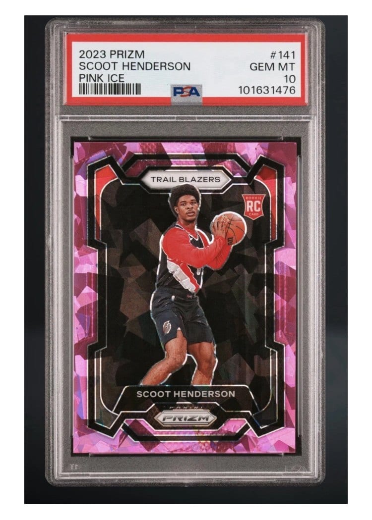 2023-24 Panini Prizm Base Set Scoot Henderson #141 card