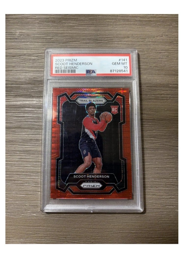 2023-24 Panini Prizm Base Set Scoot Henderson #141 card