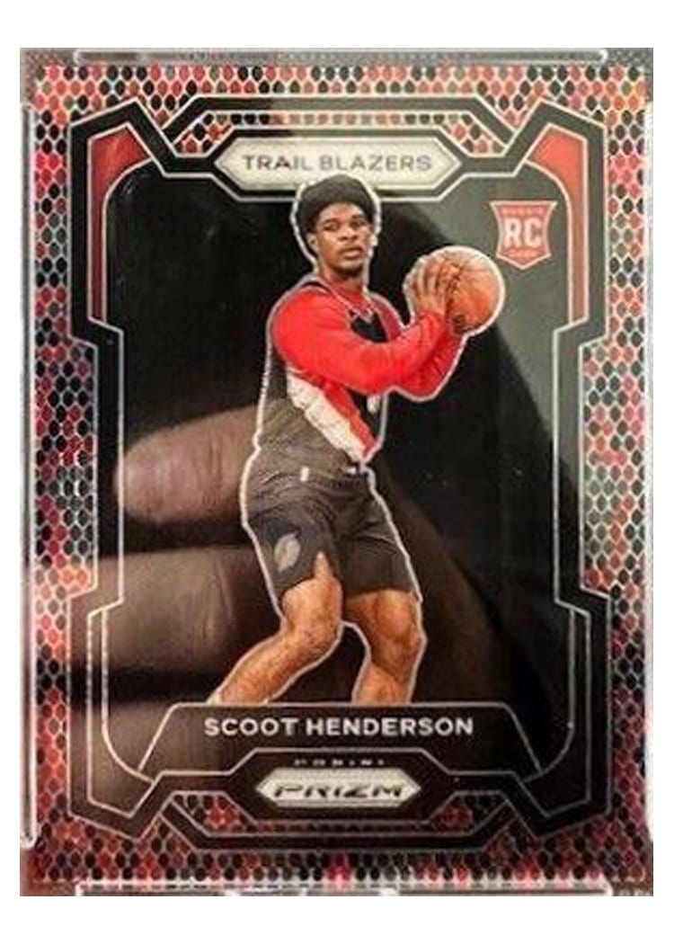 2023-24 Panini Prizm Base Set Scoot Henderson #141 card