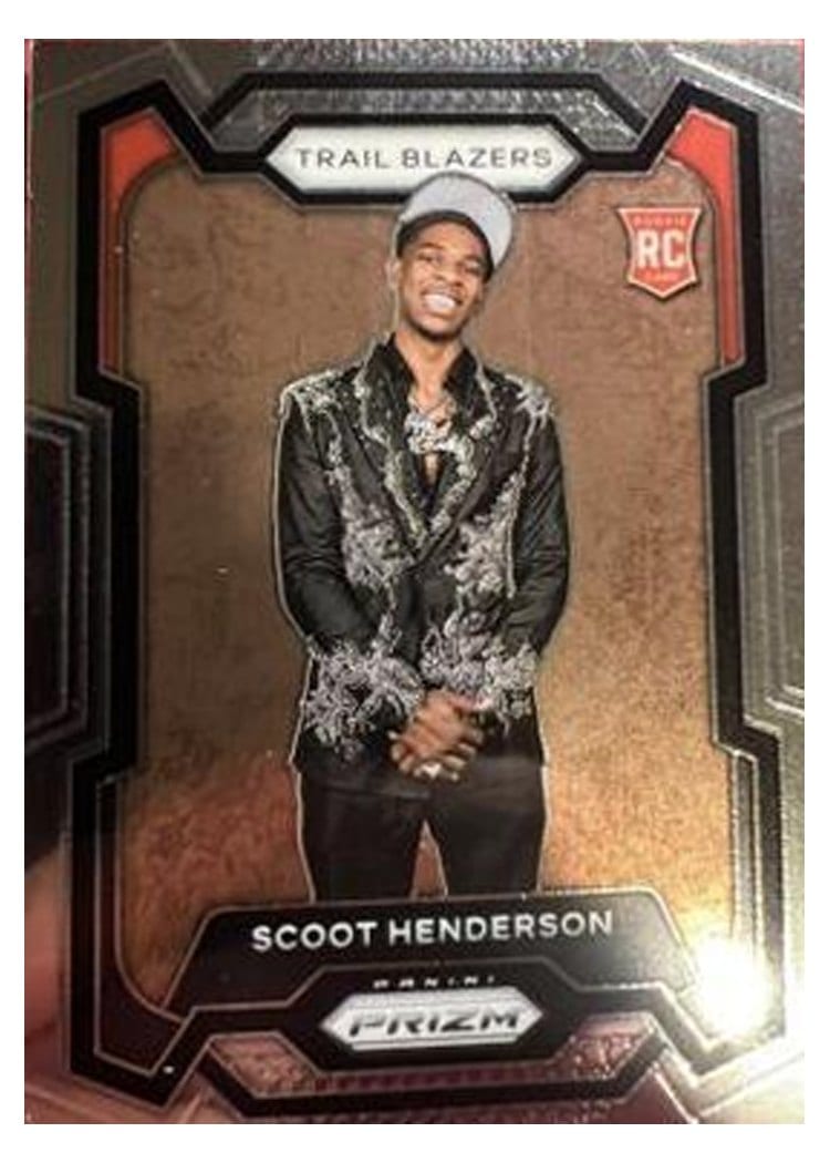 2023-24 Panini Prizm Base Set Scoot Henderson #141 card