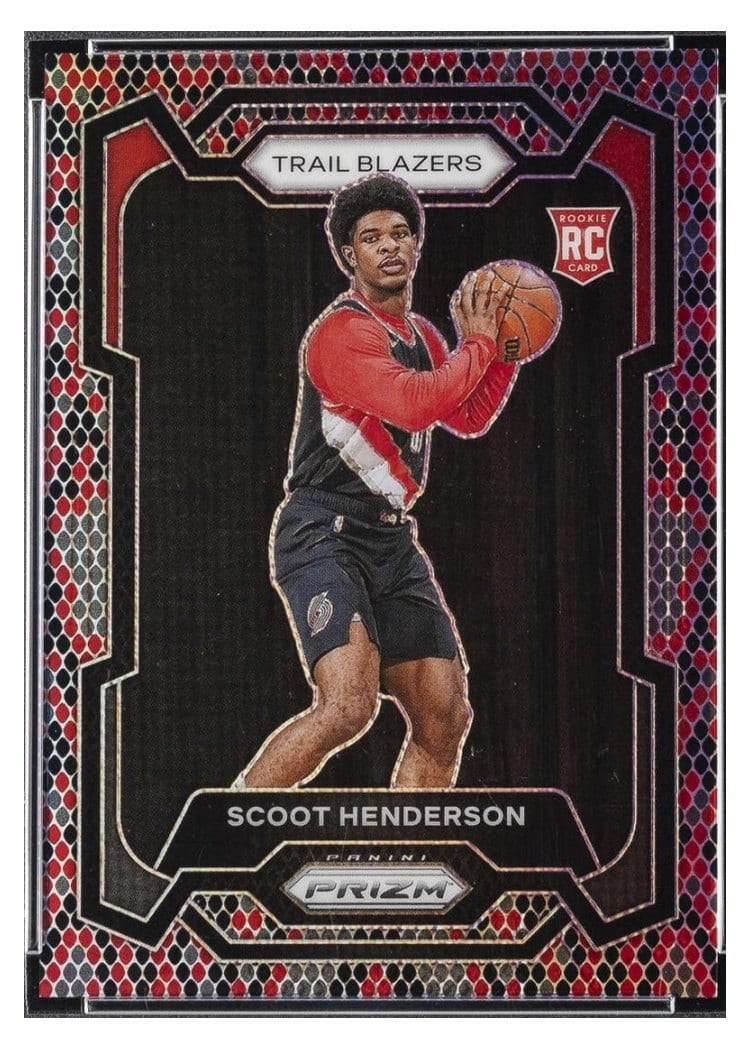 2023-24 Panini Prizm Base Set Scoot Henderson #141 card