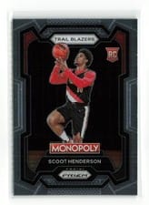 2023-24 Panini Prizm Monopoly Base Set Scoot Henderson #75 card