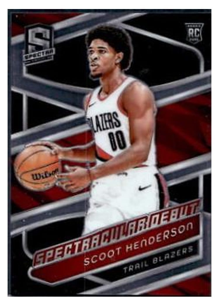 2023-24 Panini Spectra Base Set Scoot Henderson #187 card