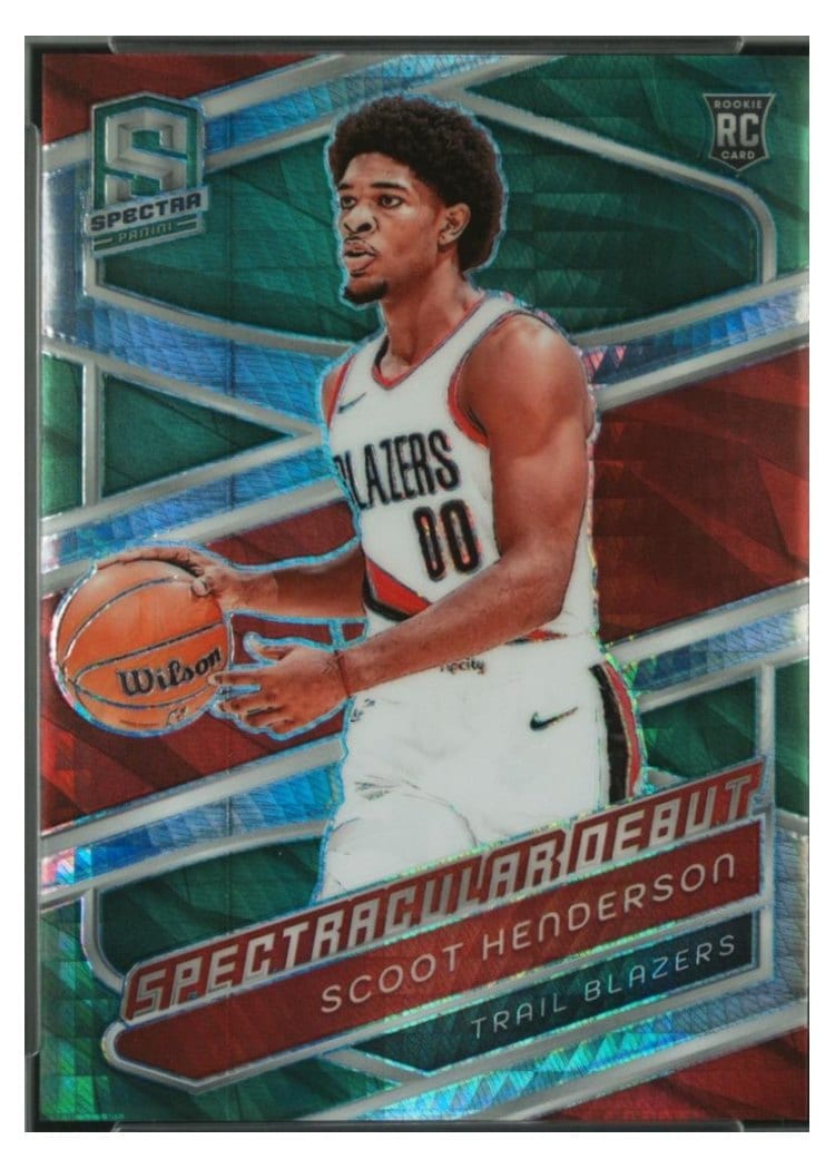 2023-24 Panini Spectra Base Set Scoot Henderson #187 card