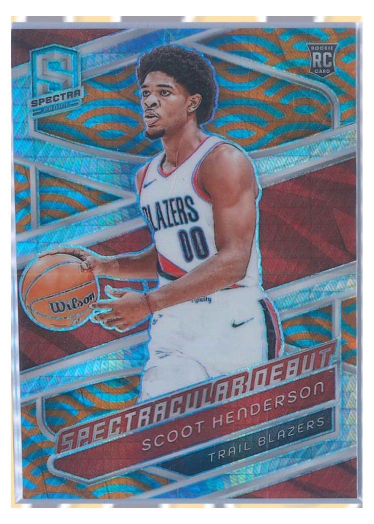 2023-24 Panini Spectra Base Set Scoot Henderson #187 card