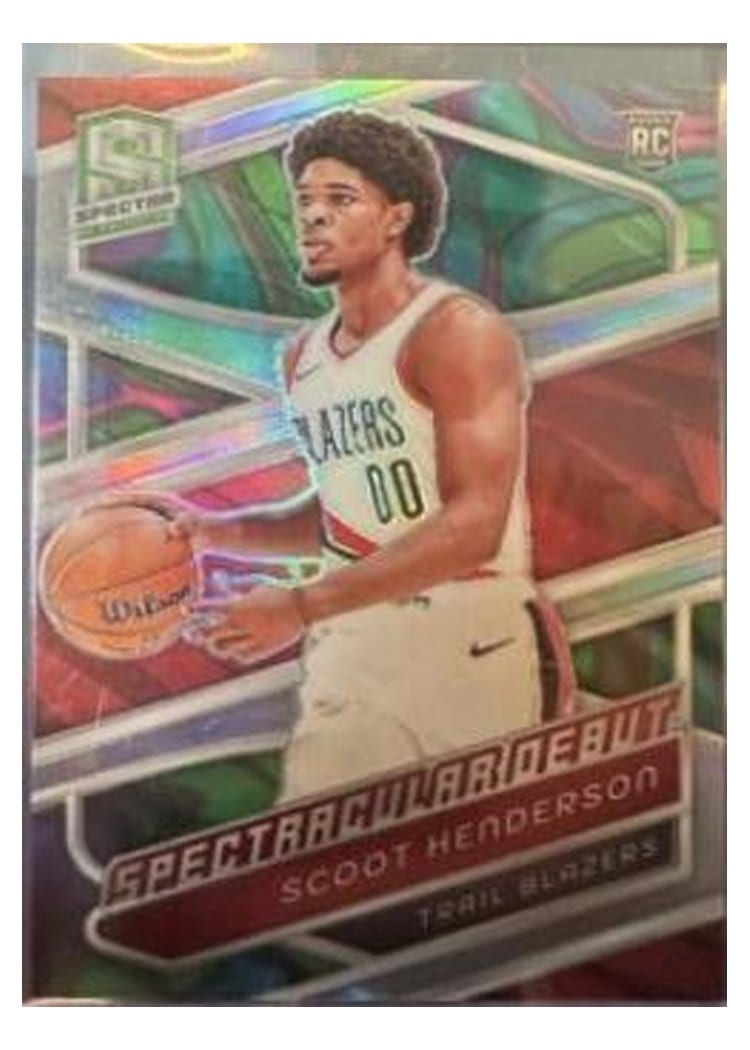 2023-24 Panini Spectra Base Set Scoot Henderson #187 card