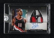 2023-24 Topps 3 Rookie 3 Patch Horizontal Autographs Scoot Henderson #103 card