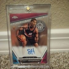 2023-24 Topps Chrome Certified Rookie Autographs Scoot Henderson #CRA-SH card