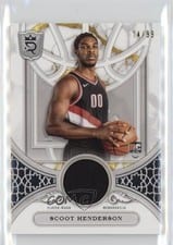 2023-24 Topps Royalty Round Ball Relics Scoot Henderson #RBR-SH card