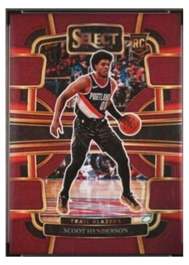 2023 Panini Select Scoot Henderson #77 card