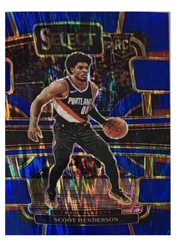 2023 Panini Select Scoot Henderson #77 card