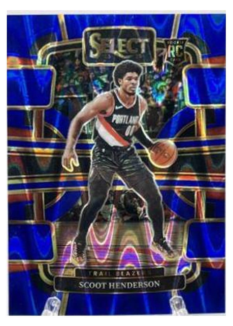 2023 Panini Select Scoot Henderson #77 card