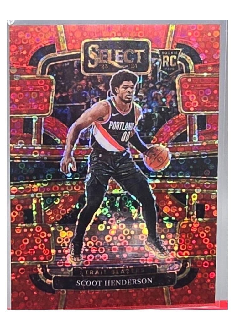 2023 Panini Select Scoot Henderson #77 card