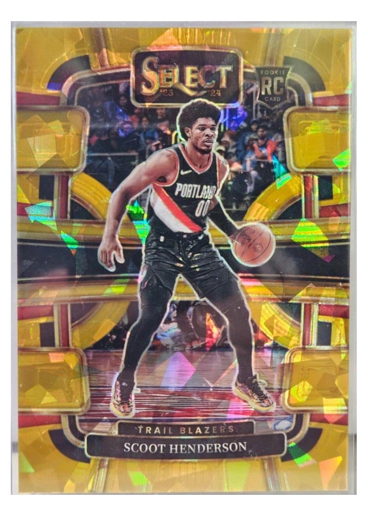 2023 Panini Select Scoot Henderson #77 card