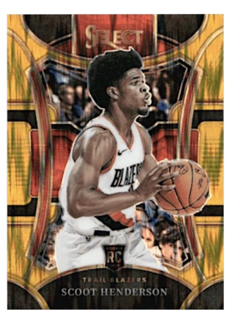 2023 Panini Select Scoot Henderson #77 card