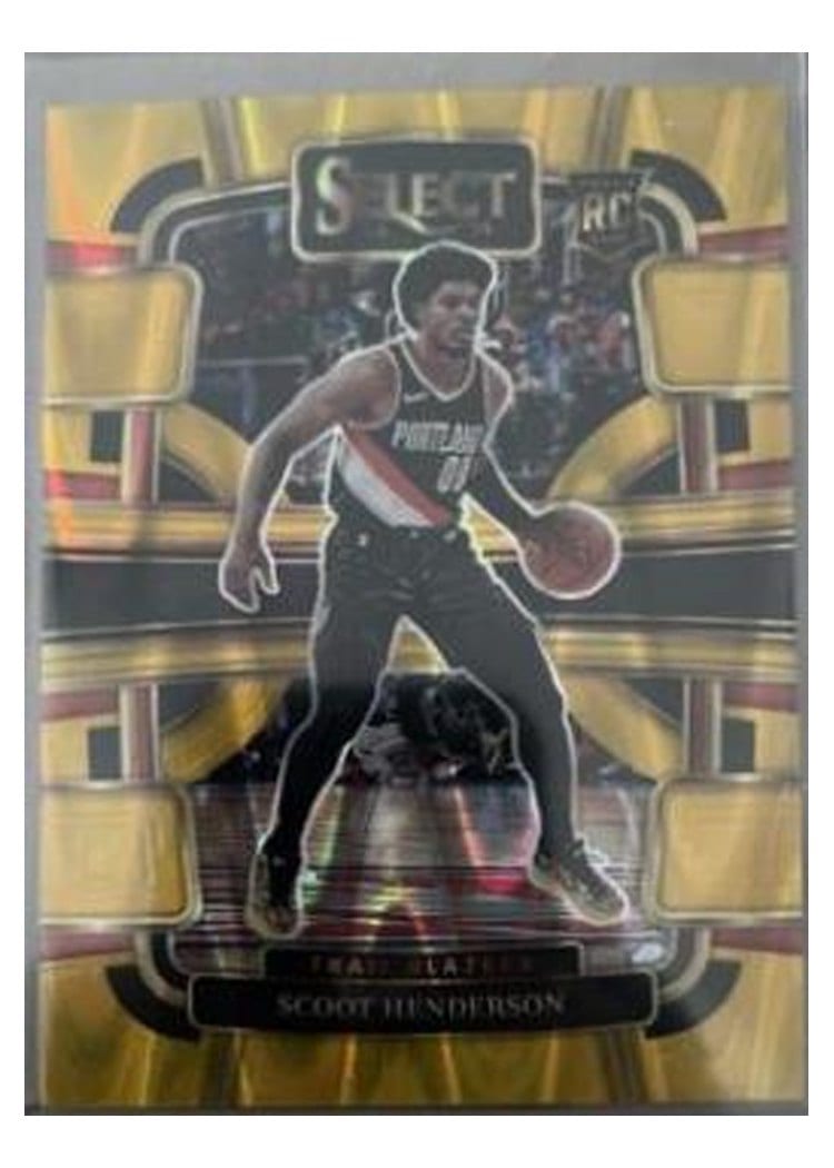 2023 Panini Select Scoot Henderson #77 card