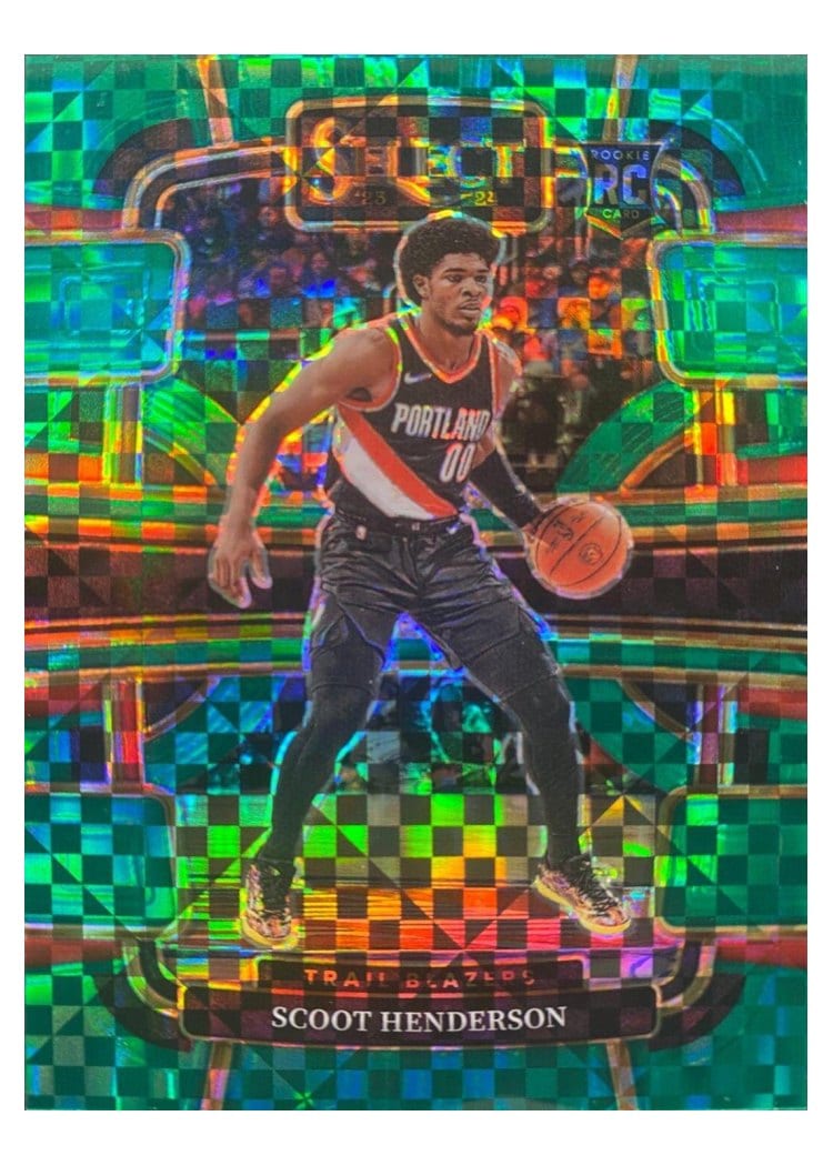 2023 Panini Select Scoot Henderson #77 card