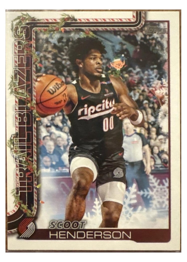 2025-26 Topps Holiday Hidden Elf Scoot Henderson #HE-SH card