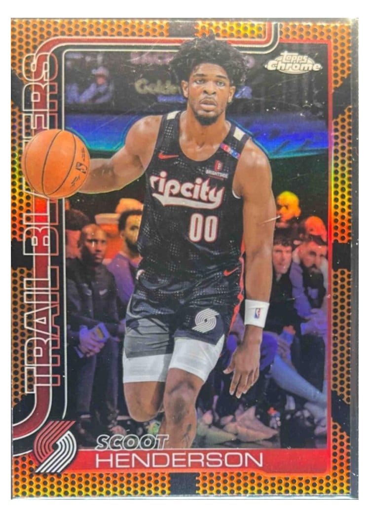 2025 Topps Chrome Scoot Henderson #166 card