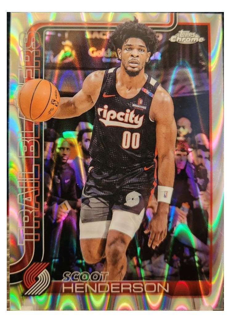 2025 Topps Chrome Scoot Henderson #166 card
