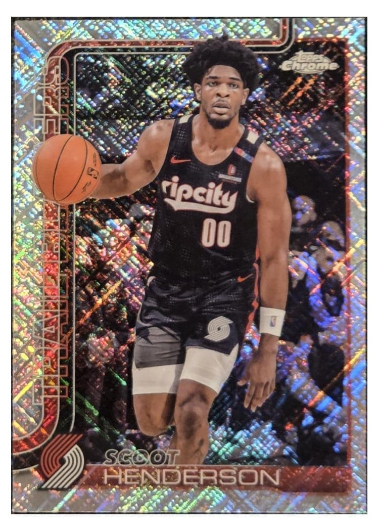 2025 Topps Chrome Scoot Henderson #166 card