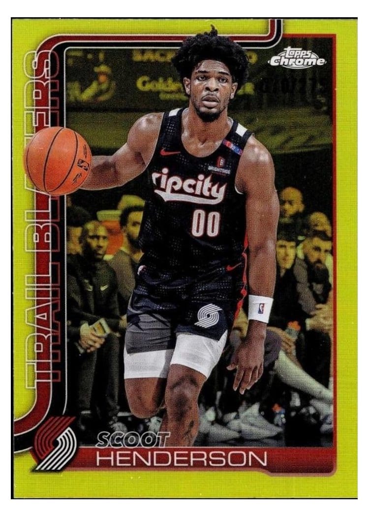 2025 Topps Chrome Scoot Henderson #166 card