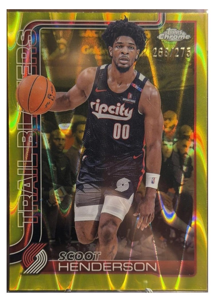 2025 Topps Chrome Scoot Henderson #166 card