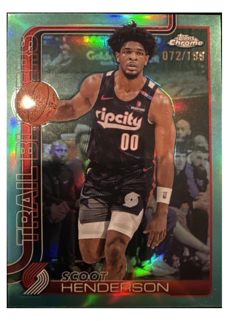 2025 Topps Chrome Scoot Henderson #166 card