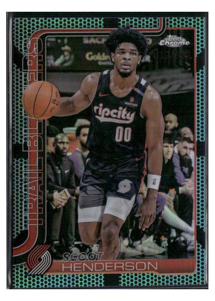 2025 Topps Chrome Scoot Henderson #166 card