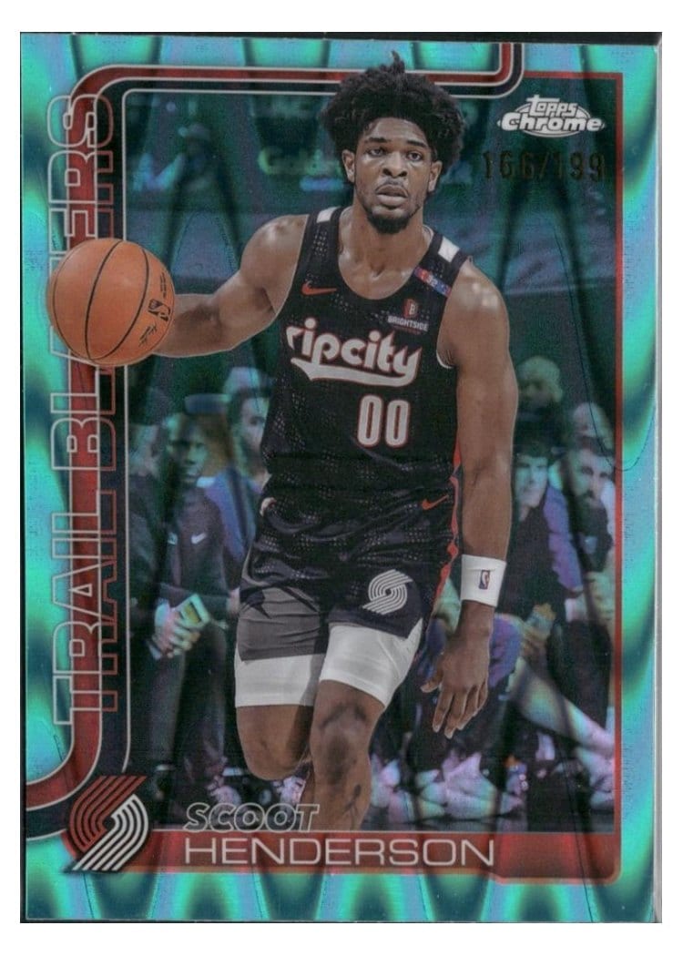 2025 Topps Chrome Scoot Henderson #166 card