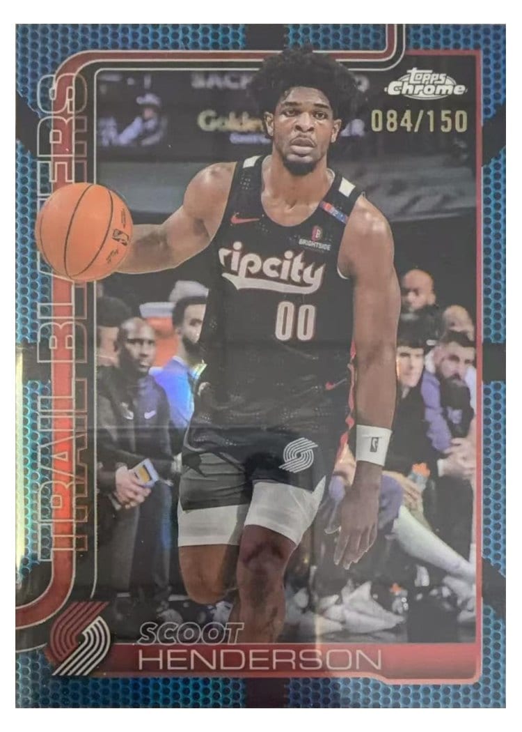 2025 Topps Chrome Scoot Henderson #166 card