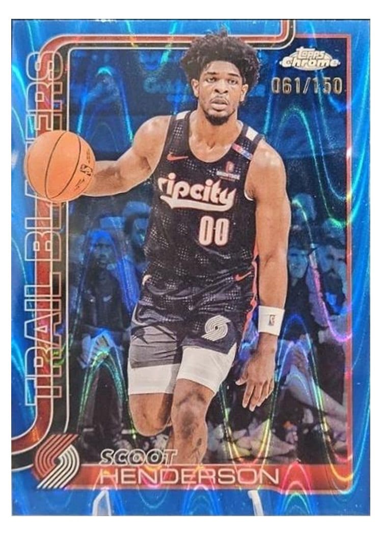 2025 Topps Chrome Scoot Henderson #166 card