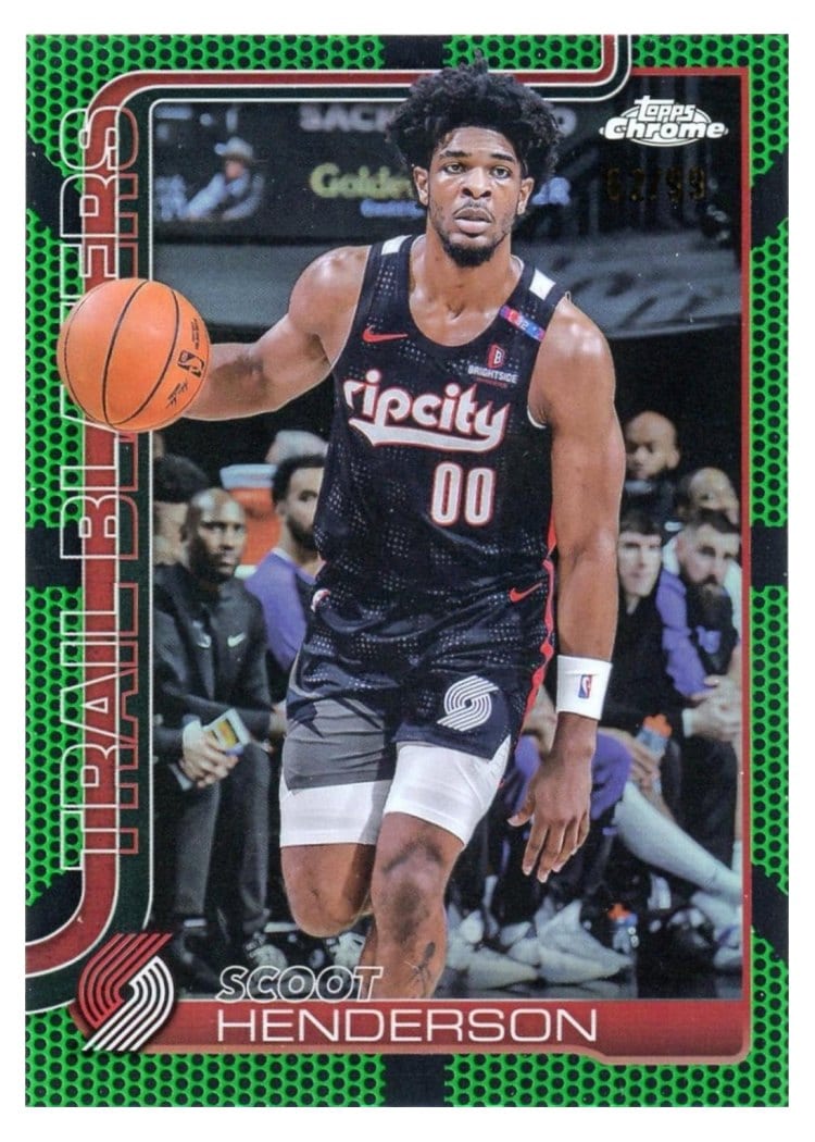 2025 Topps Chrome Scoot Henderson #166 card